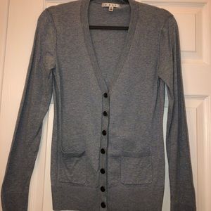 CABI BLUE CARDIGAN SIZE SMALL